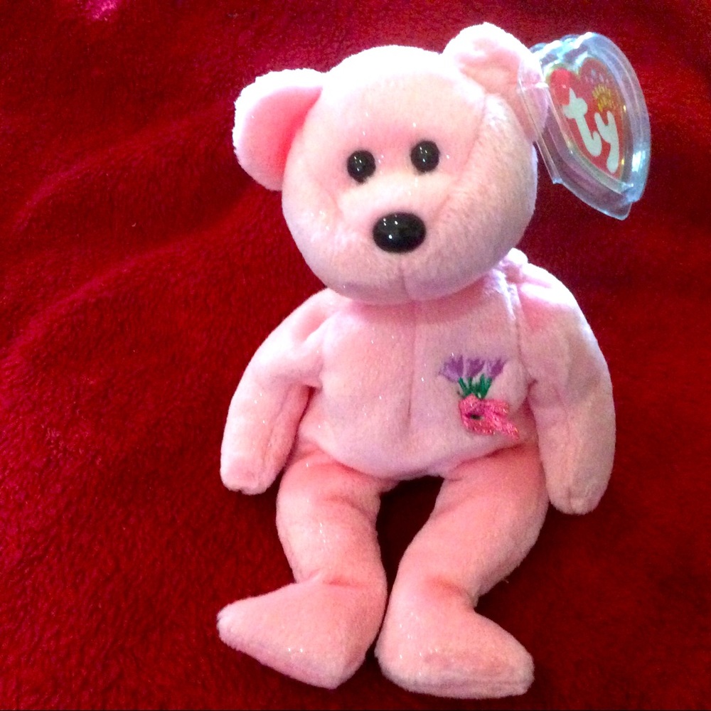 Ty Mum pink beanie baby birthdate May 13, 2001